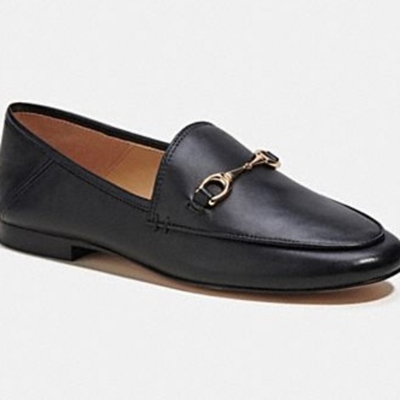 COACH Black Leather Butter Soft Loafer Women’s Size 8 - Picture 1 of 10